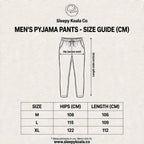 Men's Pyjama Pants - Gold Chequered