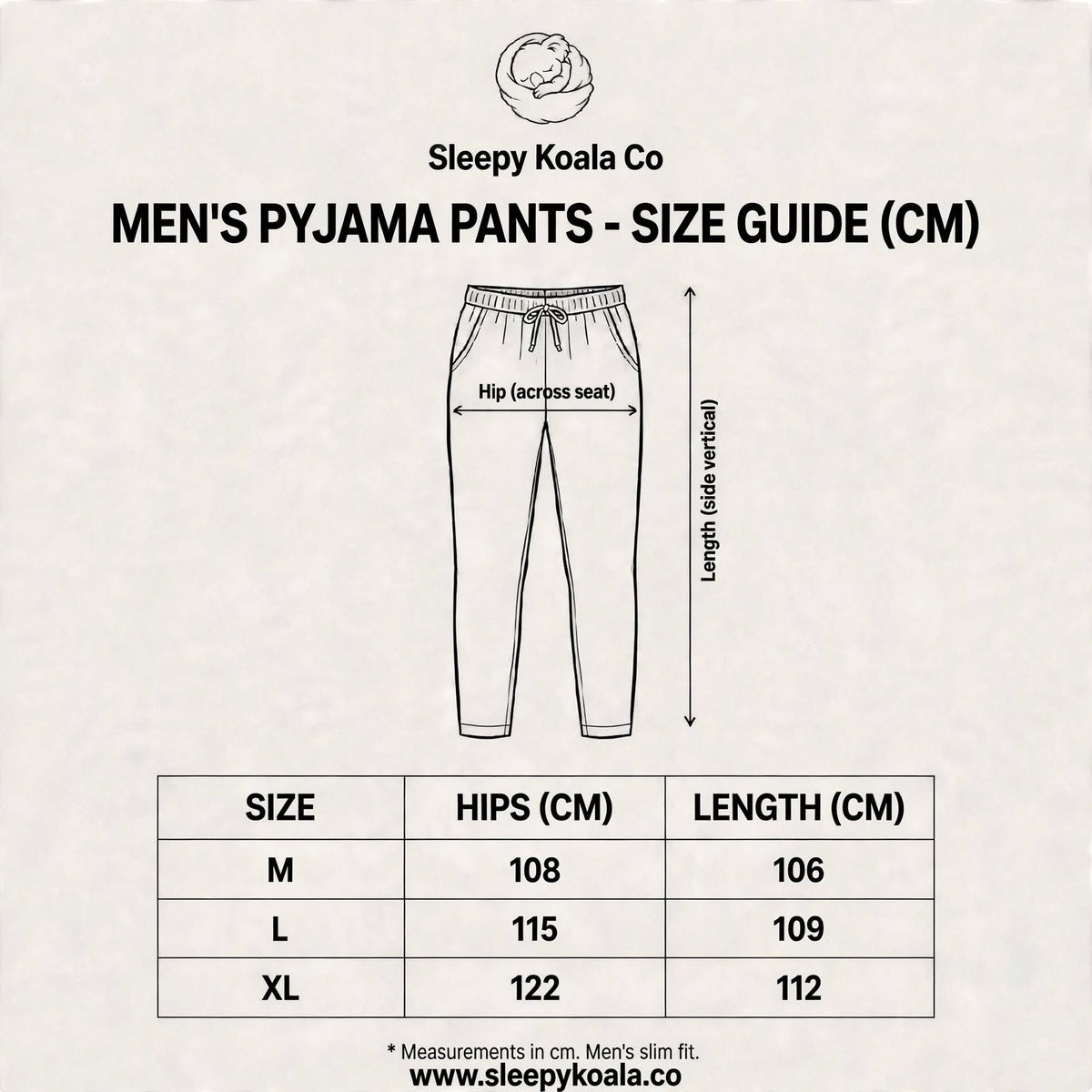 Men's Pyjama Pants - Gold Chequered