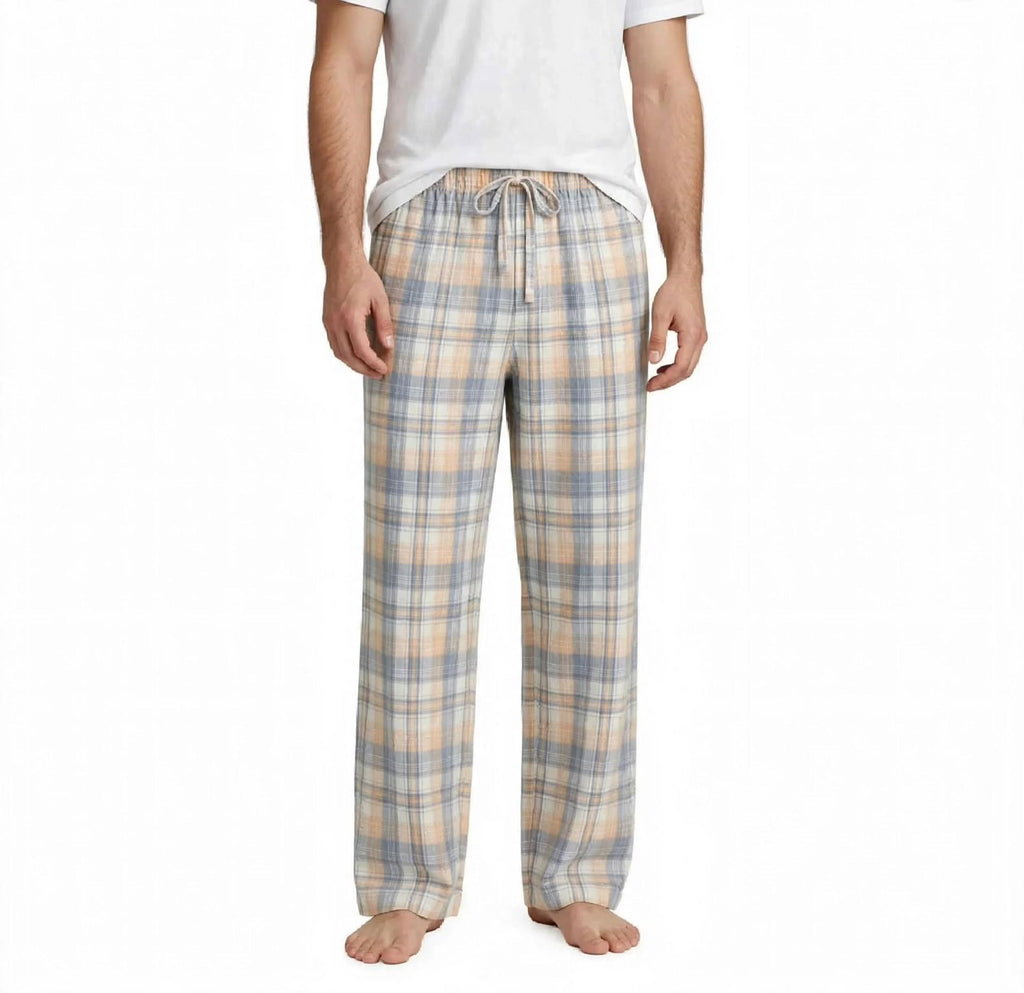 Men's Pyjama Pants - Gold Blue