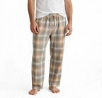 Men's Pyjama Pants - Gold Chequered
