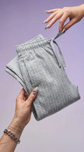 Men's Pyjama Pants - Blue Chequered