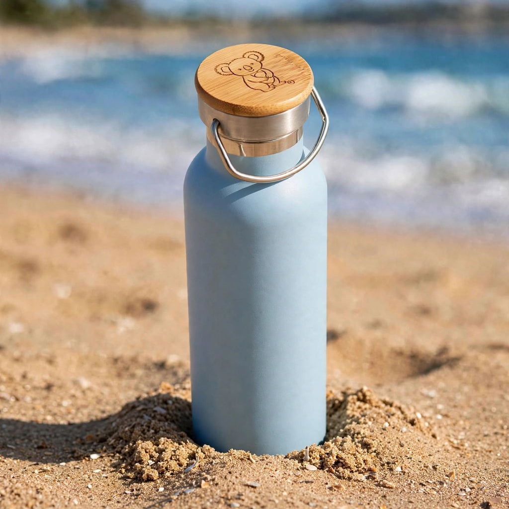 Insulated Stainless Steel Water Bottle 1000ml - Baby Blue