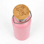 Insulated Stainless Steel Water Bottle 1000ml - Pink