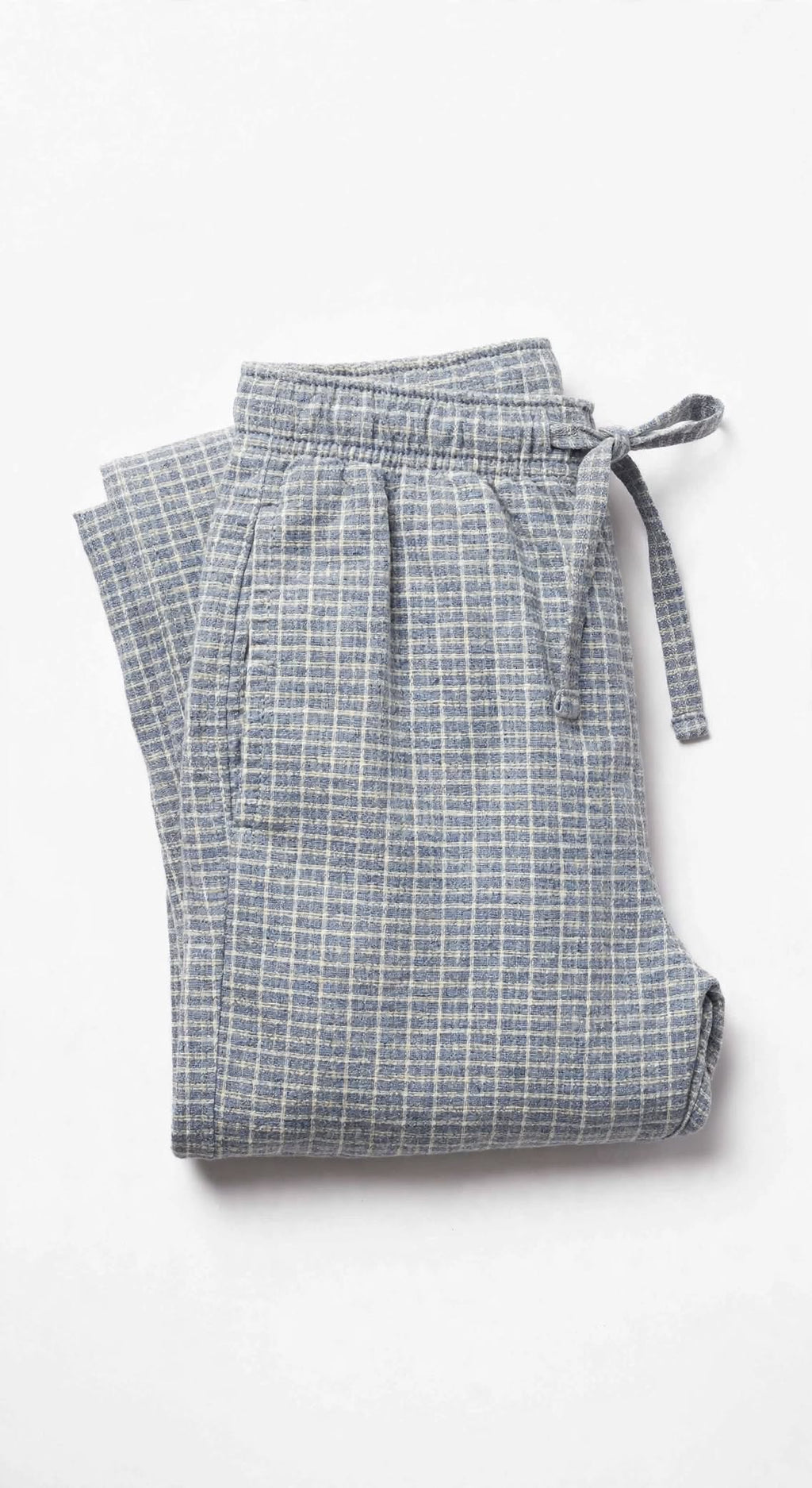 Men's Pyjama Pants - Blue Chequered