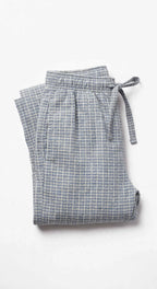 Men's Pyjama Pants - Blue Chequered