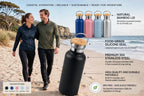 Insulated Stainless Steel Water Bottle 1000ml - Black