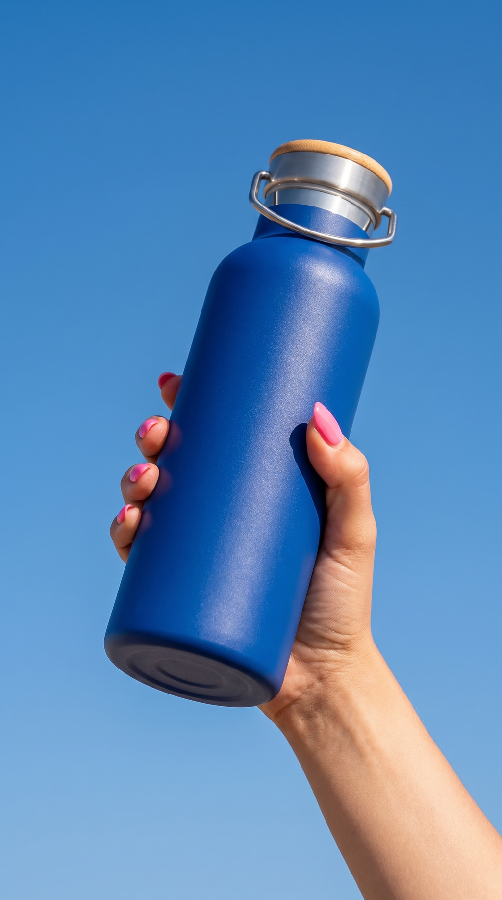 Insulated Stainless Steel Water Bottle 1000ml - Royal Blue