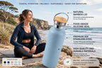 Insulated Stainless Steel Water Bottle 1000ml - Baby Blue