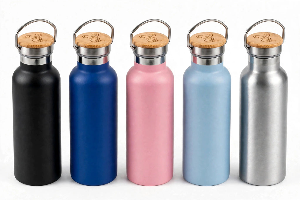Insulated Stainless Steel Water Bottle 1000ml - Pink