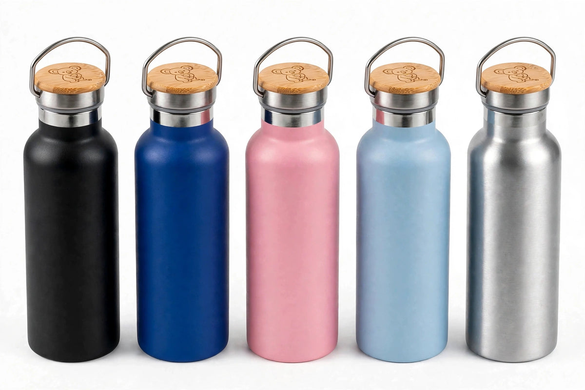 Insulated Stainless Steel Water Bottle 1000ml - Pink